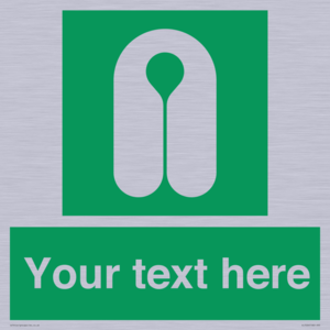 Custom sign safe condition Lifejacket